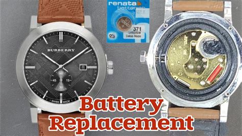 burberry watch replace battery|Burberry watch battery size.